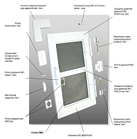 Слайд 0 Дверная москитная сетка