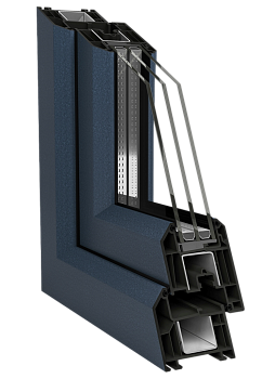 Срез профиля Deceuninck Фаворит Платинум